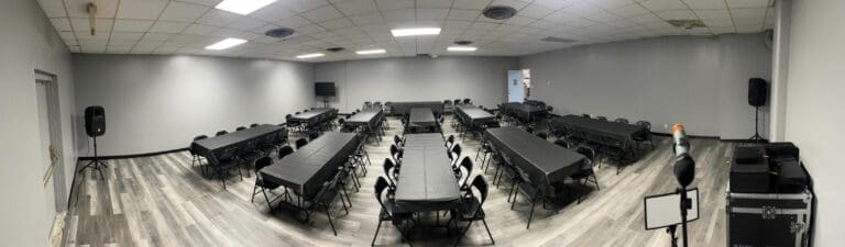 Classic Lanes Event Room - daytime full room view